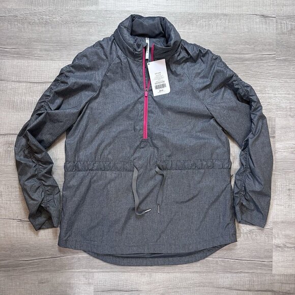 NWT Fabletics Danielle Women's Athletic Jacket Running Athleisure Gray Sz XL $90 - Picture 2 of 9